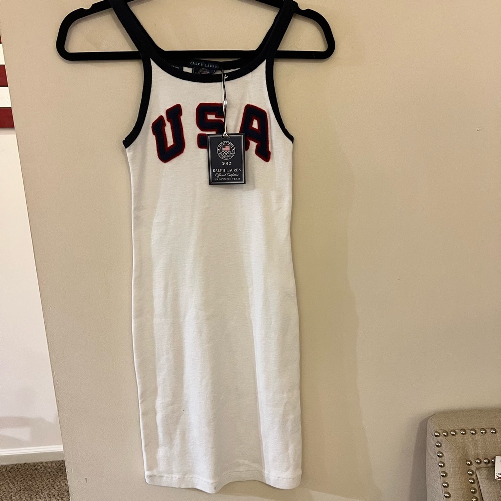 Nwt Ralph Lauren 2012 Olympic woman’s cotton dress - FOURTH of July! PATRIOTIC!